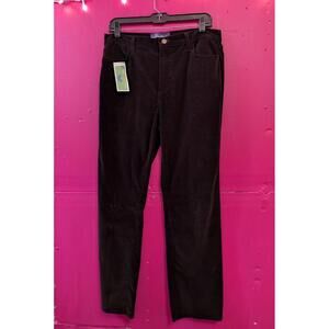 Chocolate Brown Corduroy Pants Not Your Daughter's Jeans NYDJ 12P